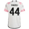 Conjunto (Camiseta+Pantalón Corto) Juventus Fagioli 44 Segunda Equipación 23-24 - Niño